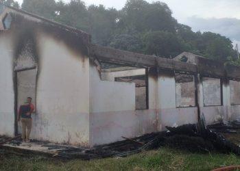 Dua hari menjelang perpisahan tahun 2024, sijago merah beraksi di dua lokasi berbeda di Kota Bitung