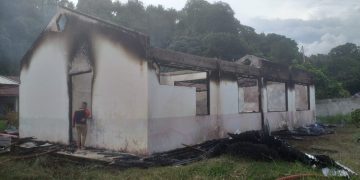 Dua hari menjelang perpisahan tahun 2024, sijago merah beraksi di dua lokasi berbeda di Kota Bitung
