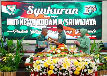 HUT Ke-79 Kodam II/Sriwijaya Berlangsung Sederhana. Ini Harapan Pangdam II/Sriwijaya