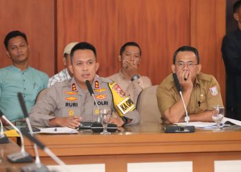 Polres Banyuasin Rakor bersama Stakeholder dan Mitra Perkebunan Mendukung Program Ketahanan Pangan