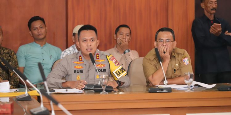 Polres Banyuasin Rakor bersama Stakeholder dan Mitra Perkebunan Mendukung Program Ketahanan Pangan