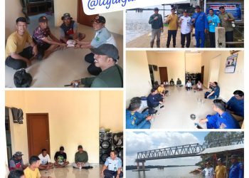 Kapolsek Lalan diwakili oleh Ps Kanit Intel Polsek Lalan Aiptu Asriadi, SH bersama personil Polairud Res Muba Aiptu Askad R menghadiri musyawarah bersama pihak ketek Angkutan Penyeberangan lalu lalang masyarakat Desa Suka Jadi P6 dan Galih Sari P11 Kecamatan Lalan Kabupaten Muba