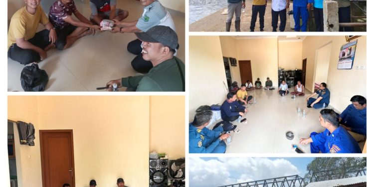 Kapolsek Lalan diwakili oleh Ps Kanit Intel Polsek Lalan Aiptu Asriadi, SH bersama personil Polairud Res Muba Aiptu Askad R menghadiri musyawarah bersama pihak ketek Angkutan Penyeberangan lalu lalang masyarakat Desa Suka Jadi P6 dan Galih Sari P11 Kecamatan Lalan Kabupaten Muba