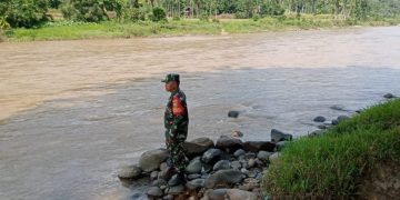 Tingkatkan Keamanan dan Kelestarian Lingkungan, Babinsa Batang Asai Laksanakan Patroli Gulbencal