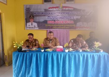 Pemdes Salek Mulia Laksanakan Kegiatan Musrenbangdes Untuk Pembangunan Tahun 2025.