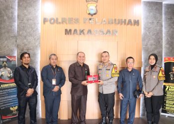 Perkuat Sinergitas, Kapolres Pelabuhan Makassar Sambut Hangat Kunjungan Ketua Pengadilan Negeri Makassar”Rabu,15 januari 2024