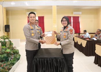 Polres Banyuasin Sosialisasi DIPA RKA- KL dan Penandatanganan Pakta Integritas TA 2025