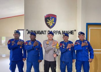Kapolres cek kesiapsiagaan personil Satpolairud Polres Banyuasin