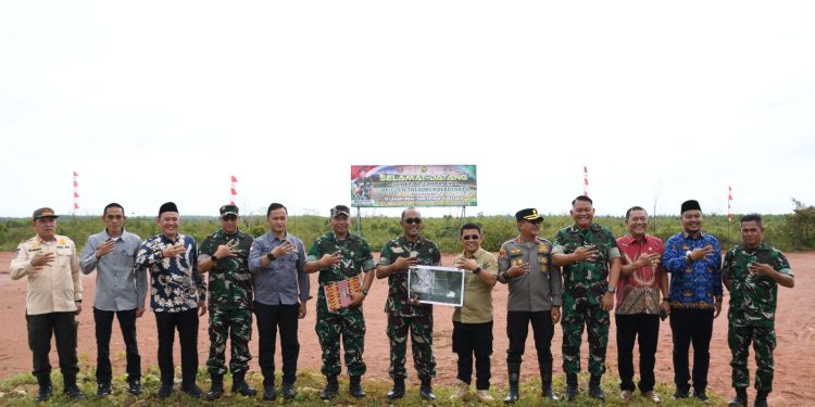 Danrem 044/Gapo Tinjau Lahan Rencana Pembangunan Batalyon di Muratara