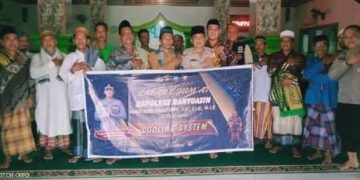 Wakili Kapolres Banyuasin, Kapolsek Makarti Jaya Melaksanakan Jum’at Curhat