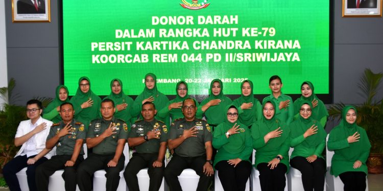 Danrem 044/Gapo : Setetes Darah Yang Kita Donorkan, Menyelamatkan Jiwa Manusia