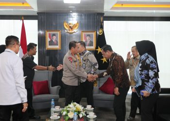 Kakanwil Kemenkum Sumsel, Agato P P Simamora Melakukan Audiensi dengan Kapolda Sumsel, Irjen Pol Andi Rian R Djajadi