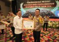 Polres Banyuasin Raih Predikat A ( Hijau ) Kualitas Tertinggi Pelayanan Publik Tahun 2024 dari Ombudsman RI