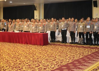 Penandatanganan Pakta Integritas Panitia dan Peserta Seleksi Terpadu PKN II, SPPK, SEPIMMA Polri Angkatan ke-73 dan 74 Tahun Anggaran 2025