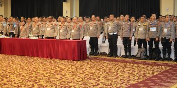 Penandatanganan Pakta Integritas Panitia dan Peserta Seleksi Terpadu PKN II, SPPK, SEPIMMA Polri Angkatan ke-73 dan 74 Tahun Anggaran 2025