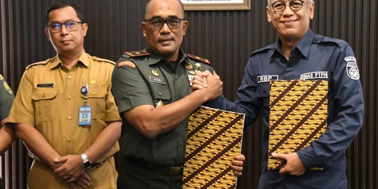 Lakukan Pertemuan dengan Kadispertan TPH Prov. Sumsel, Danrem 044/Gapo : Opla 2025 Wujudkan Swasembada