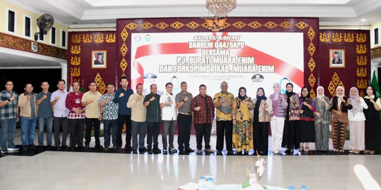 Silaturahmi dengan Forkopimda Kab. Muara Enim, Danrem Siap Mewakafkan Diri Untuk Kemajuan Wilayah Korem 044/Gapo