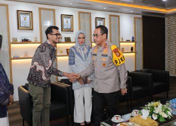 Kapolda Sumsel Terima Audiensi Serta Silaturahmi Dari PT. Garuda Indonesia (Persero) Palembang