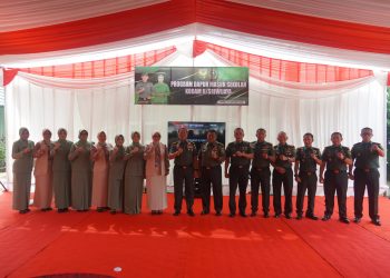 Tingkatkan asupan Gizi anak sekolah, Korem 042/Gapu gelar Program Dapur Masuk Sekolah