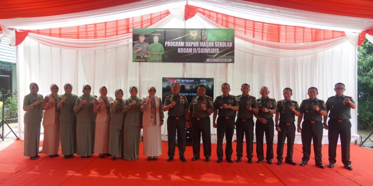 Tingkatkan asupan Gizi anak sekolah, Korem 042/Gapu gelar Program Dapur Masuk Sekolah