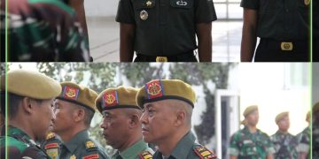 Batalyon Arhanud 12/SBP Gelar Sertijab, Dipimpin Langsung oleh Danyon