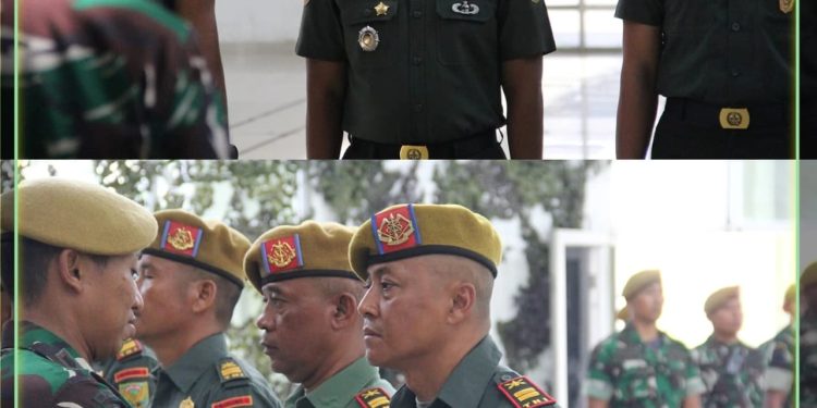Batalyon Arhanud 12/SBP Gelar Sertijab, Dipimpin Langsung oleh Danyon