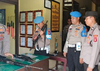 Kasi Propam Polres Banyuasin Melakukan Gaktibplin Terhadap Personil Polsek Betung