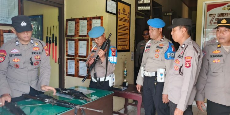 Kasi Propam Polres Banyuasin Melakukan Gaktibplin Terhadap Personil Polsek Betung