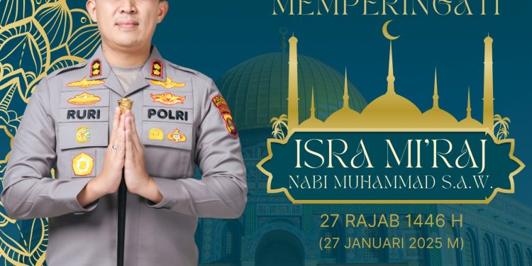 Kapolres Banyuasin Ucapkan Selamat Memperingati Isra Mi’raj Nabi Muhammad SAW
