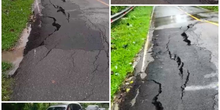 Akses Jalan Lahat- Pagar Alam Didesa Jati Kec. Pulau Pinang Terancam Putus