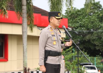 Polres Banyuasin Gelar Apel Pimpinan, Kapolres: “Polres dan Polsek adalah Rumah Kedua, Cintai Institusi Polri”