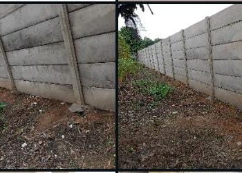 Pembangunan pagar tembok Beton PT.GAS di atas tanah jalan kavlingan menghantui masyarakat.