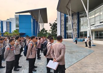 Karo SDM Polda Sumsel, Monitoring Pelaksanaan CAT Psikologi Seleksi SIP Angkatan 54 Polda Sumsel