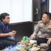Kapolres Banyuasin Sambut Kedatangan Tim BPK RI di Polres Banyuasin