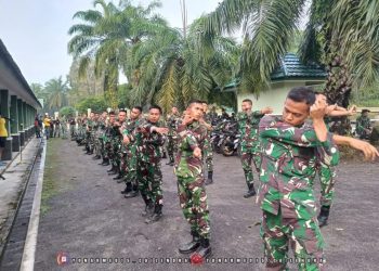 Tingkatkan Mental dan Ketahanan Fisik, Prajurit Yonarmed 15/Cailendra Gelar Lari Lintas Medan