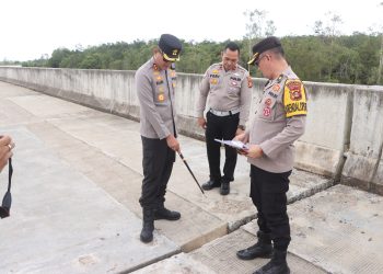 Pengecekan Jalur Tol Fungsional dan Jalur Alternatif Arus Mudik dan Balik Lebaran 2025 Polres Banyuasin