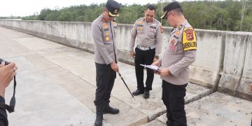 Pengecekan Jalur Tol Fungsional dan Jalur Alternatif Arus Mudik dan Balik Lebaran 2025 Polres Banyuasin