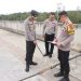 Pengecekan Jalur Tol Fungsional dan Jalur Alternatif Arus Mudik dan Balik Lebaran 2025 Polres Banyuasin