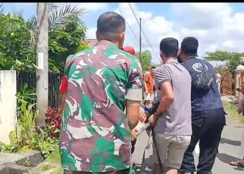 Tanggap Cepat Babinsa Koramil 420-09/Bangko, Bantu Evakuasi Pekerja Sumur yang Terjebak