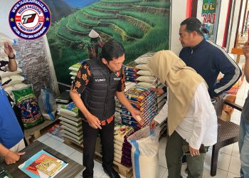 Tim Satgas Pangan Polres Blitar Kota Sidak Pasar Cek Ketersediaan Bapokting Jelang Ramadhan