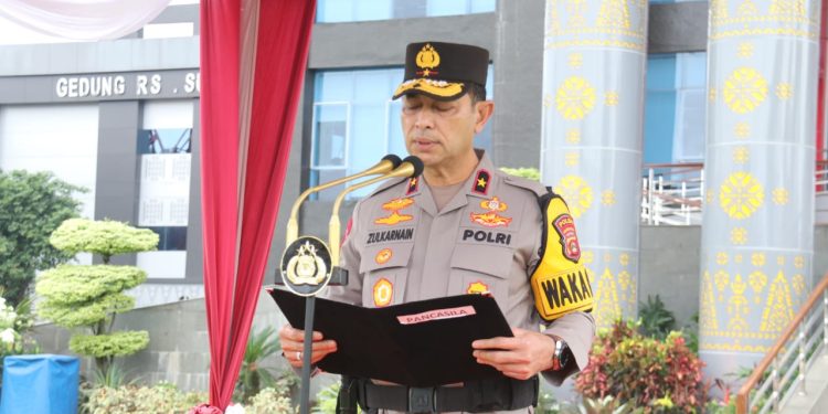 Wakapolda Sumsel Pimpin Upacara Hari Kesadaran Nasional, Tekankan Profesionalisme dan Integritas Polri