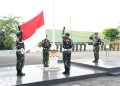 Korem 044/Gapo Gelar Upacara Bendera Bulanan