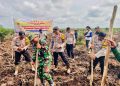 Kapolsek Pulau Rimau Hadiri Penanaman Jagung 1 Juta Hektare di Desa Mukut