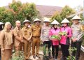 Polres Banyuasin Melalui Bhayangkari Launching Program Pekarangan Pangan Lestari dukung Ketahanan Pangan Nasional