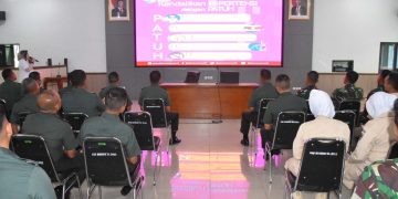 Kendalikan Hipertensi Dengan PATUH, Prajurit dan PNS Korem 044/Gapo Ikuti Penyuluhan Kesehatan