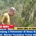 Jalan Sepanjang 2 Kilometer di Desa Sukamenang Rusak Parah, Warga Terpaksa Tutup Akses Jalan