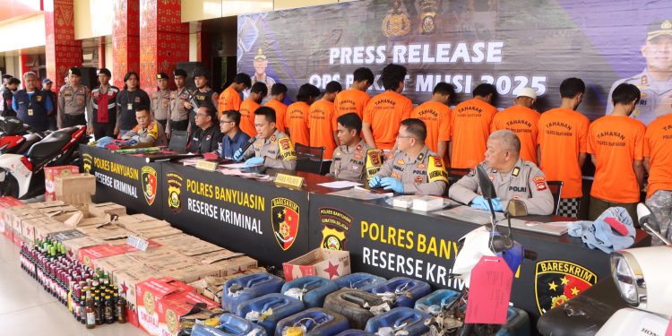 Polres Banyuasin Ungkap 82 Kasus dalam 16 Hari: “Tidak Ada Ruang bagi Kejahatan di Bumi Sedulang Setudung”