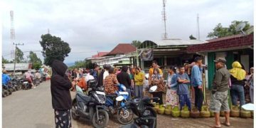 Diduga Permainan Oknum Gas LPG 3 Kg Harga Melambung Warga Kec.Kota Agung Dan Mulak Ulu Lahat Resah