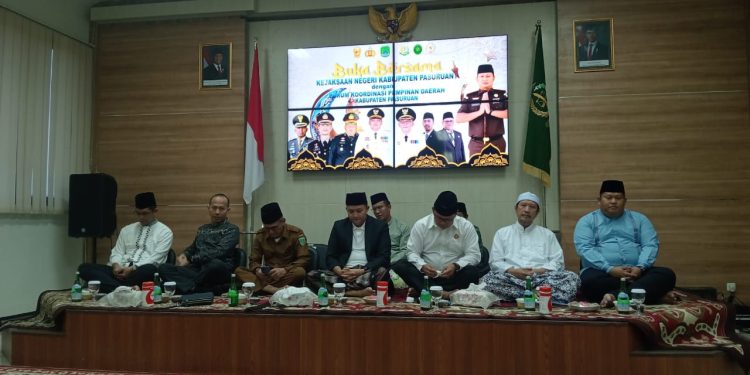 Hadiri Bukber dan Forum Komunikasi Publik, Kapolres Pasuruan: Silaturahmi Forkompimda Perkuat Stabilitas Keamanan