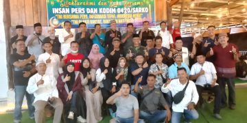 Berbuka bersama pers dan Kodim 0420 / SARKO sarana mempererat silaturahmi.
